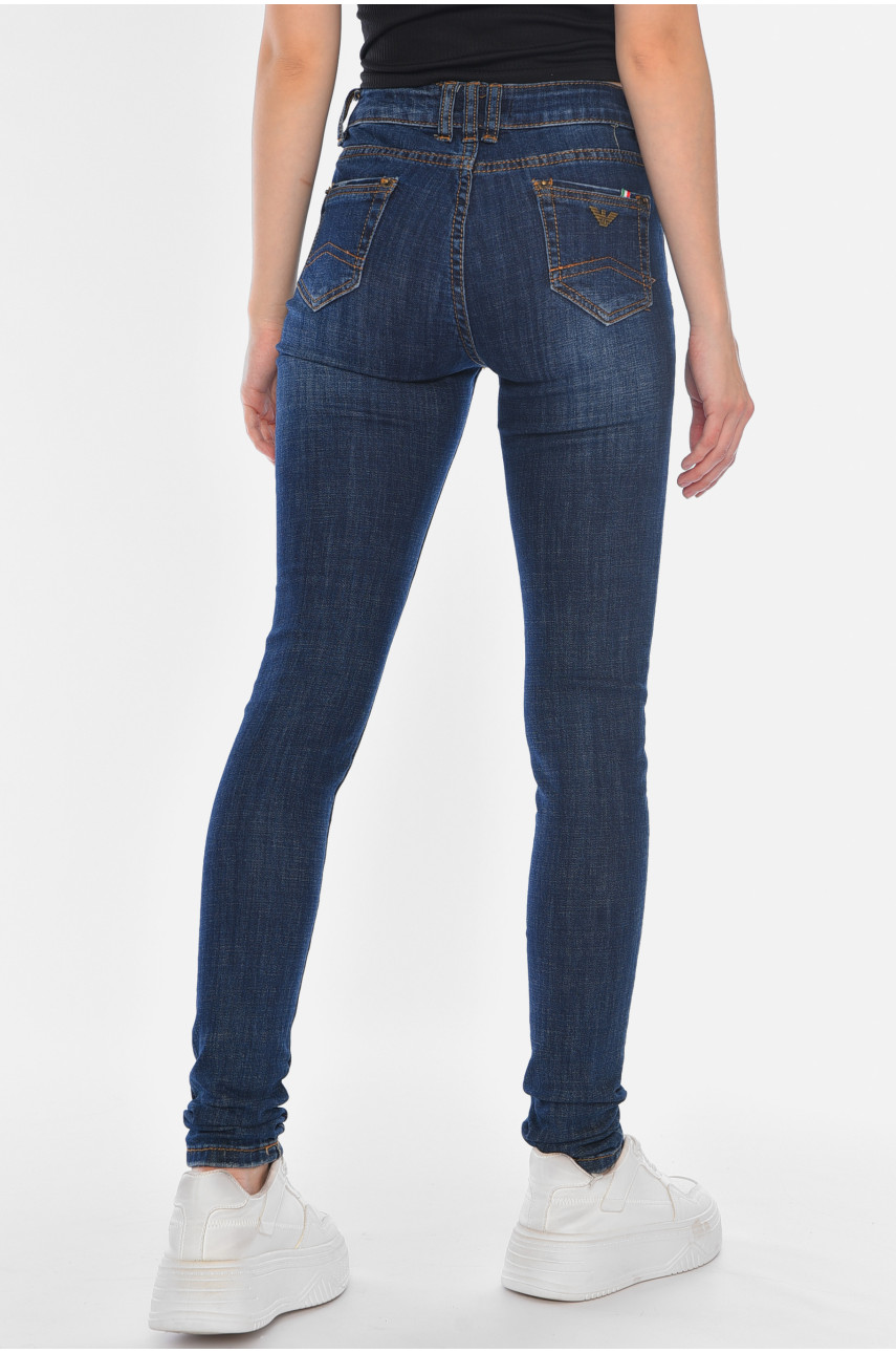 Джинсы женские синего цвета 1011 185463