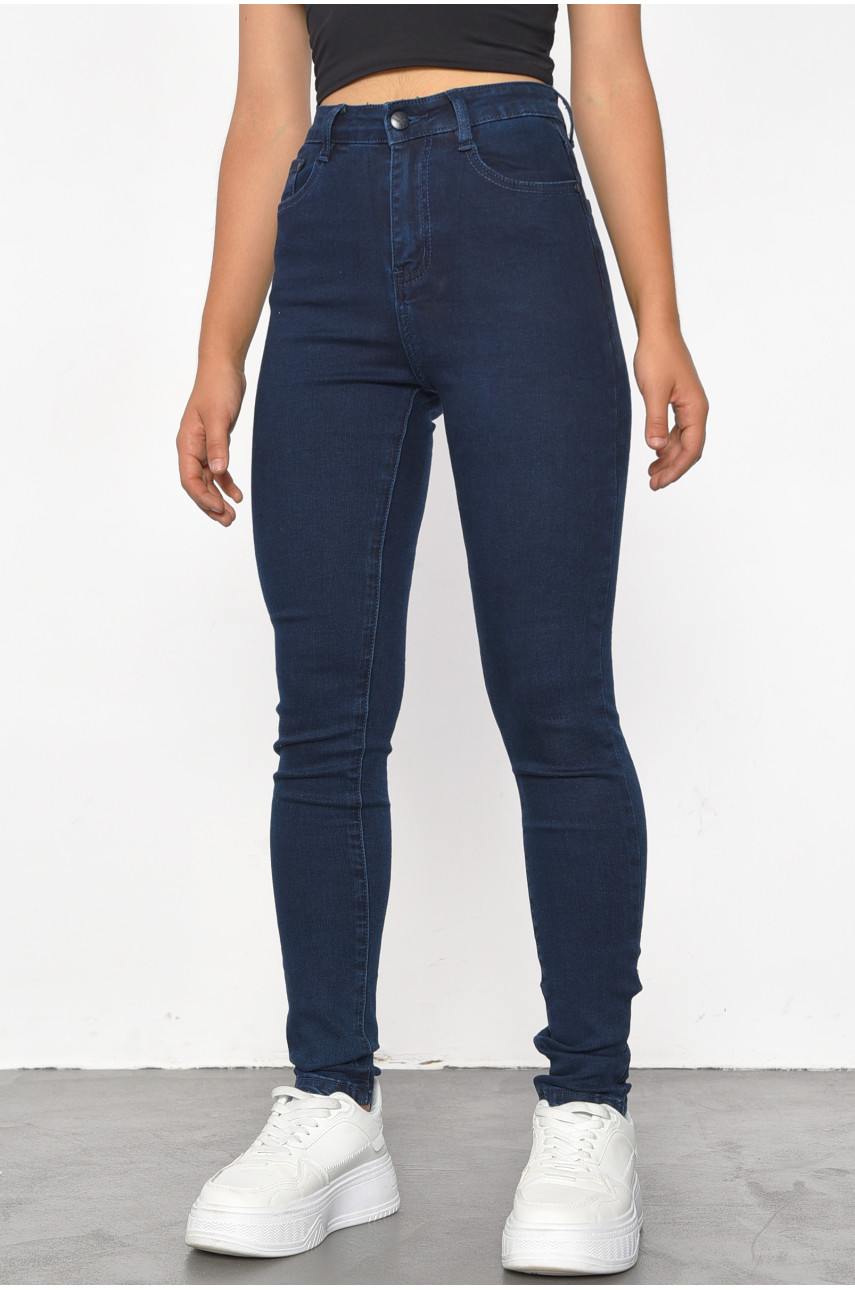 Джинси жіночі синього кольору 789 185482 Джинси жіночі синього кольору 789 185482