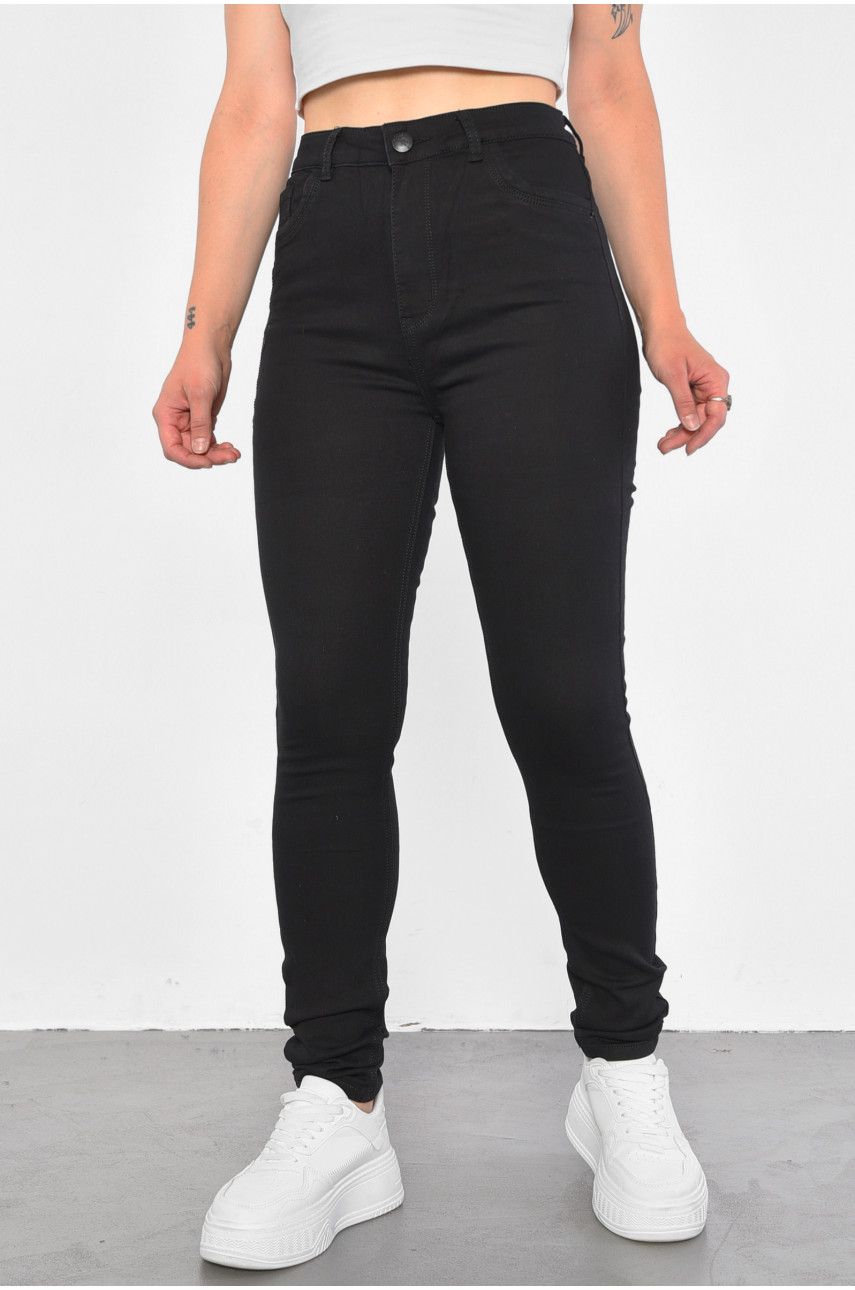 Джинсы женские черного цвета 5049 185515