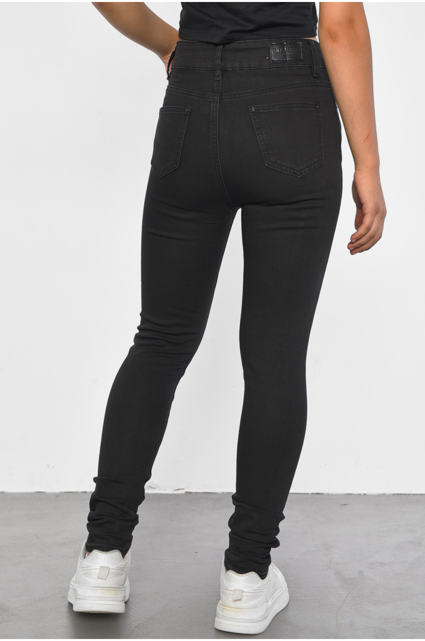 Джинсы женские черного цвета 929 185526