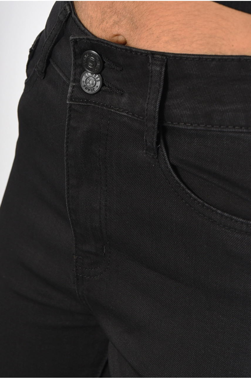 Джинсы женские черного цвета 929 185526