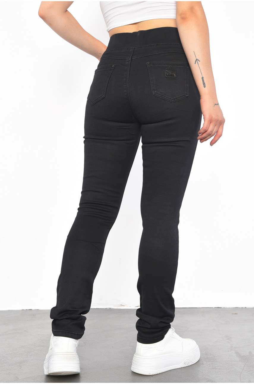 Штаны женские черного цвета 8842 185542