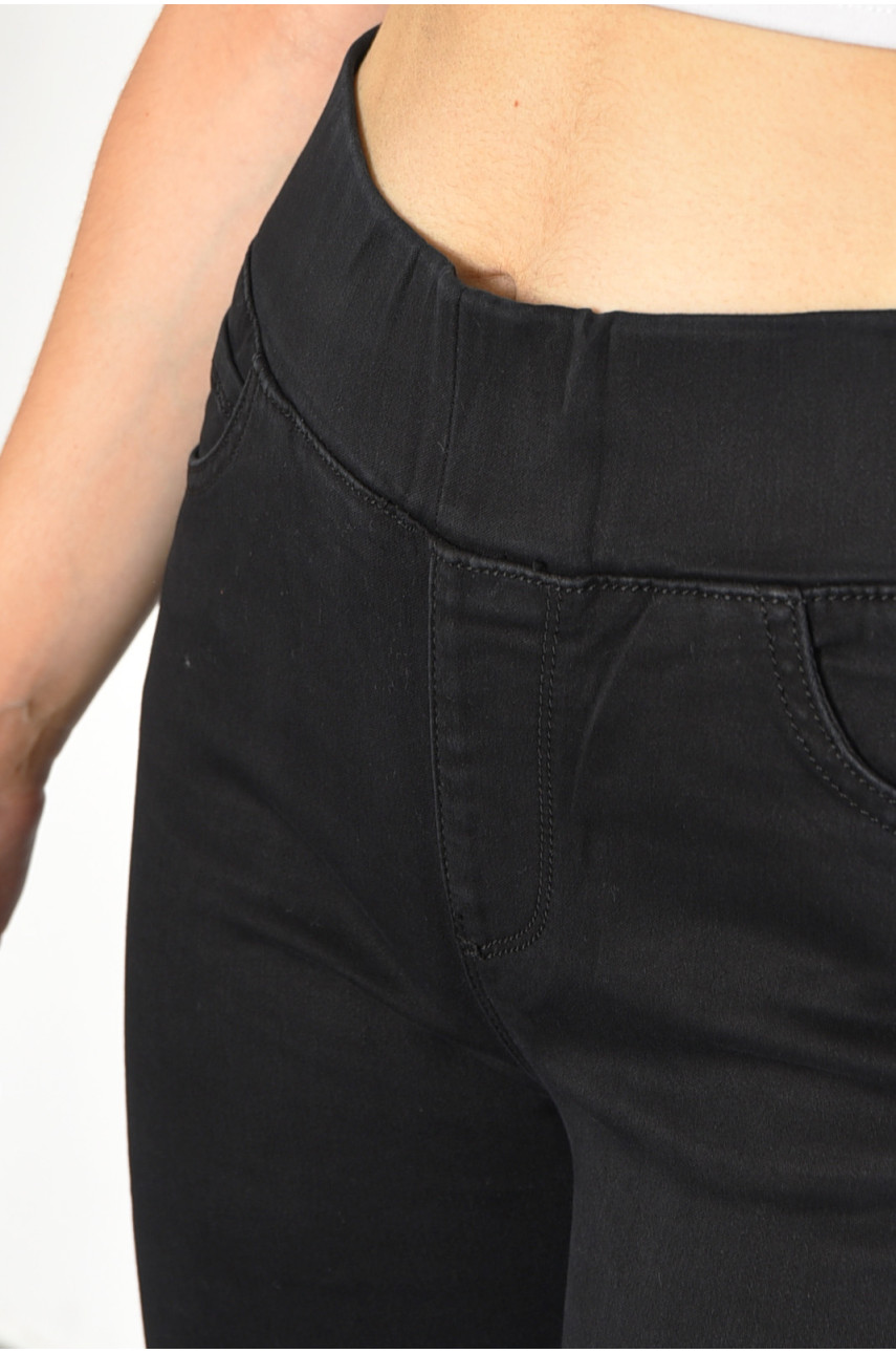 Штаны женские черного цвета 8842 185542