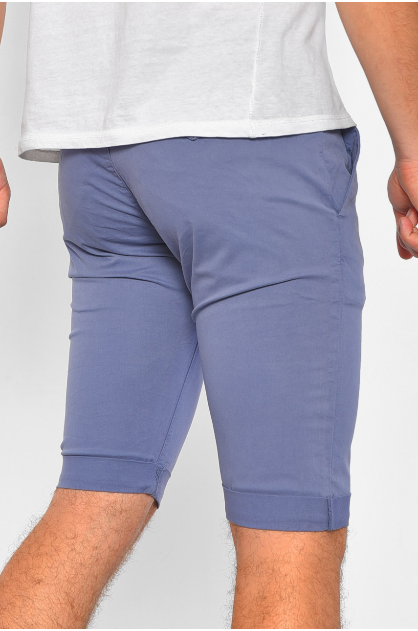 Шорти чоловічі блакитного кольору 185614