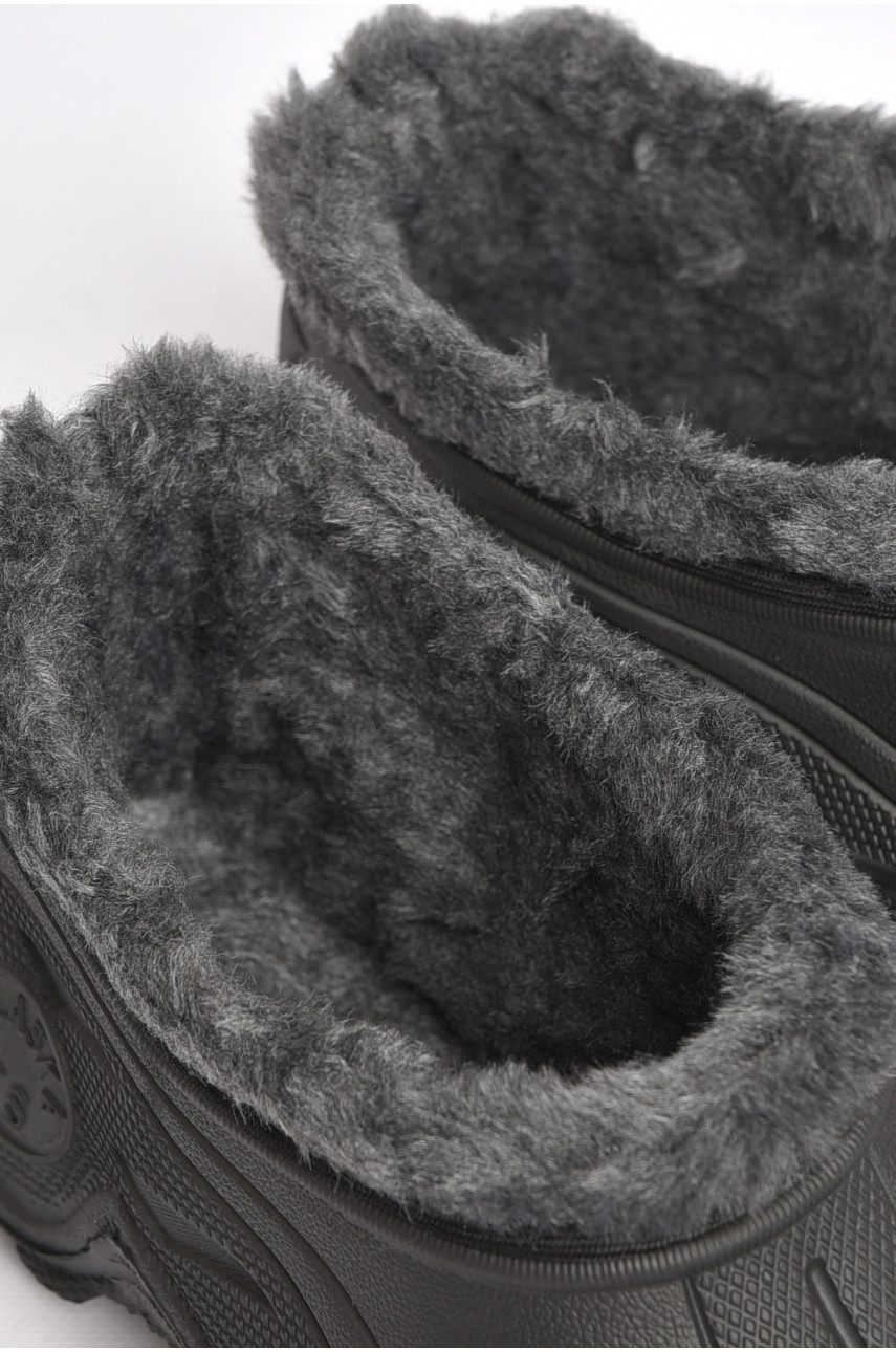 Калоші чоловічі теплі чорного кольору аляска 185747