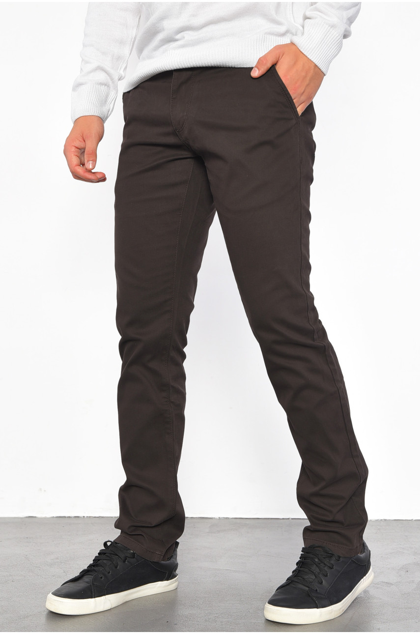 Штаны мужские коричневого цвета 185758 Штаны мужские коричневого цвета 185758