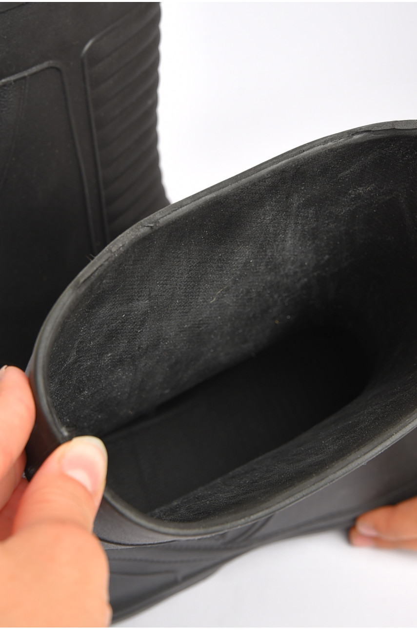 Чоботи чоловічі піна чорного кольору 185935