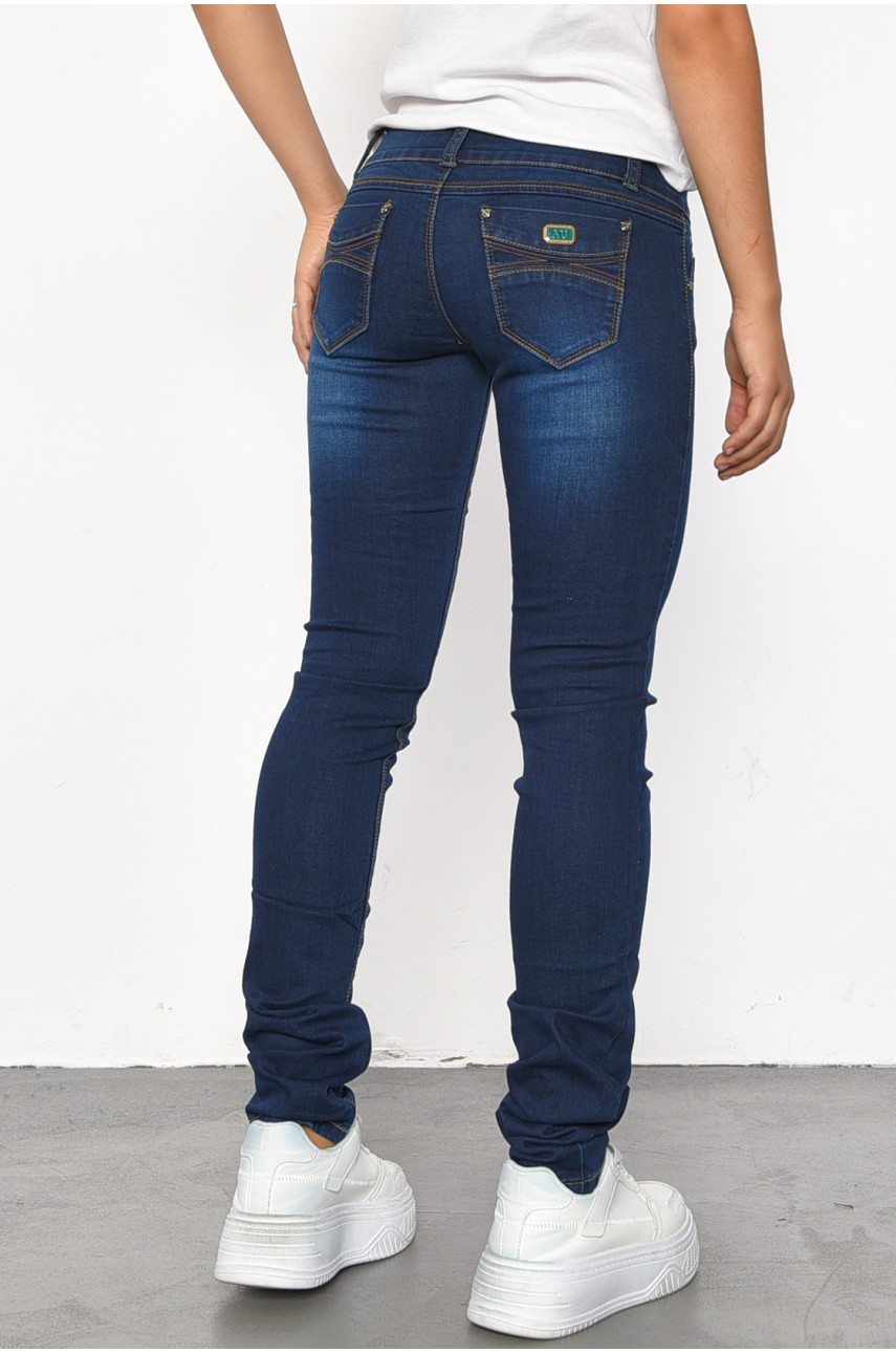 Джинсы женские синего цвета 583 185984 Джинсы женские синего цвета 583 185984