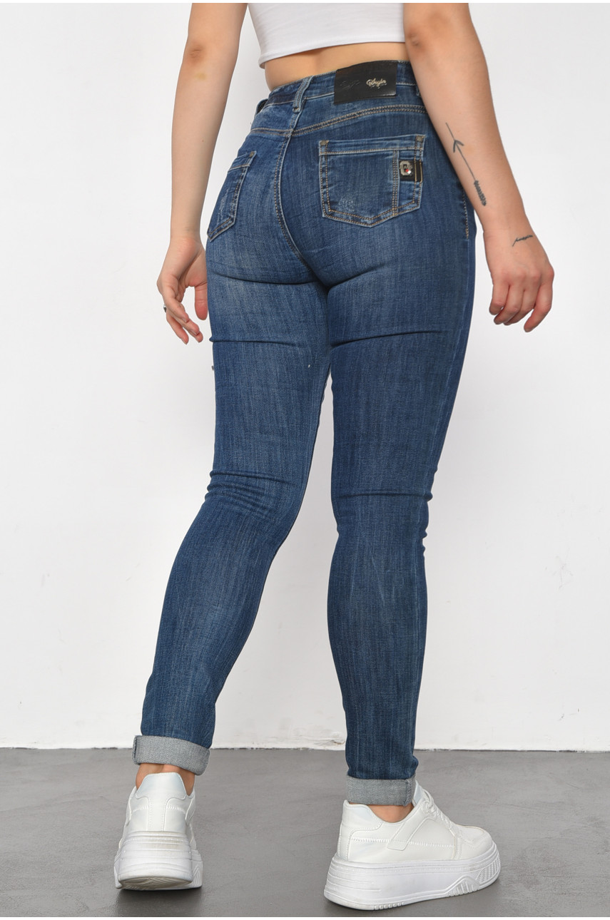 Джинси жіночі синього кольору 8805 186003