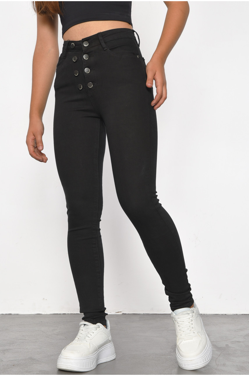 Джинсы женские черного цвета 828 186023 Джинсы женские черного цвета 828 186023