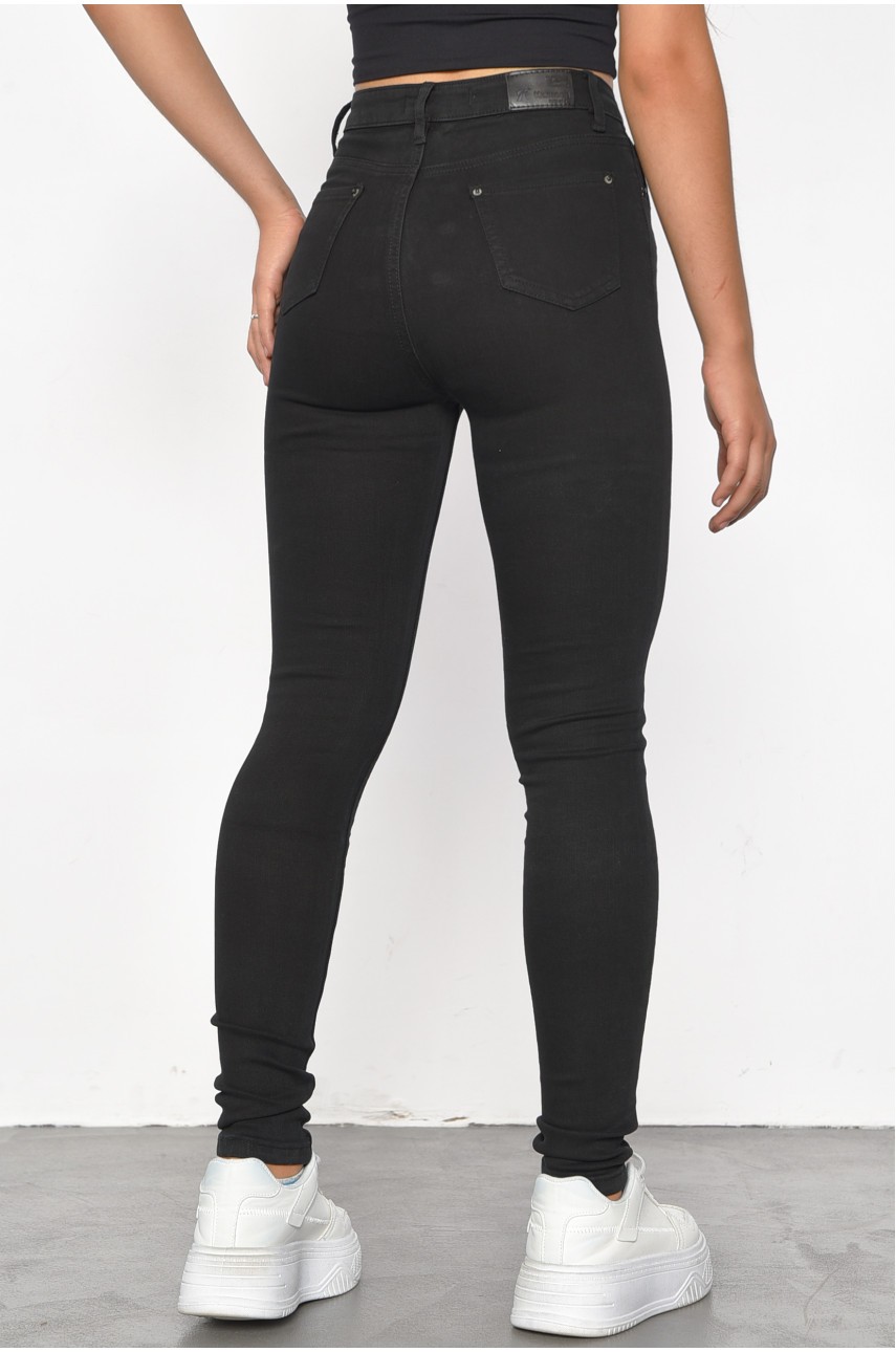 Джинсы женские черного цвета 828 186023 Джинсы женские черного цвета 828 186023