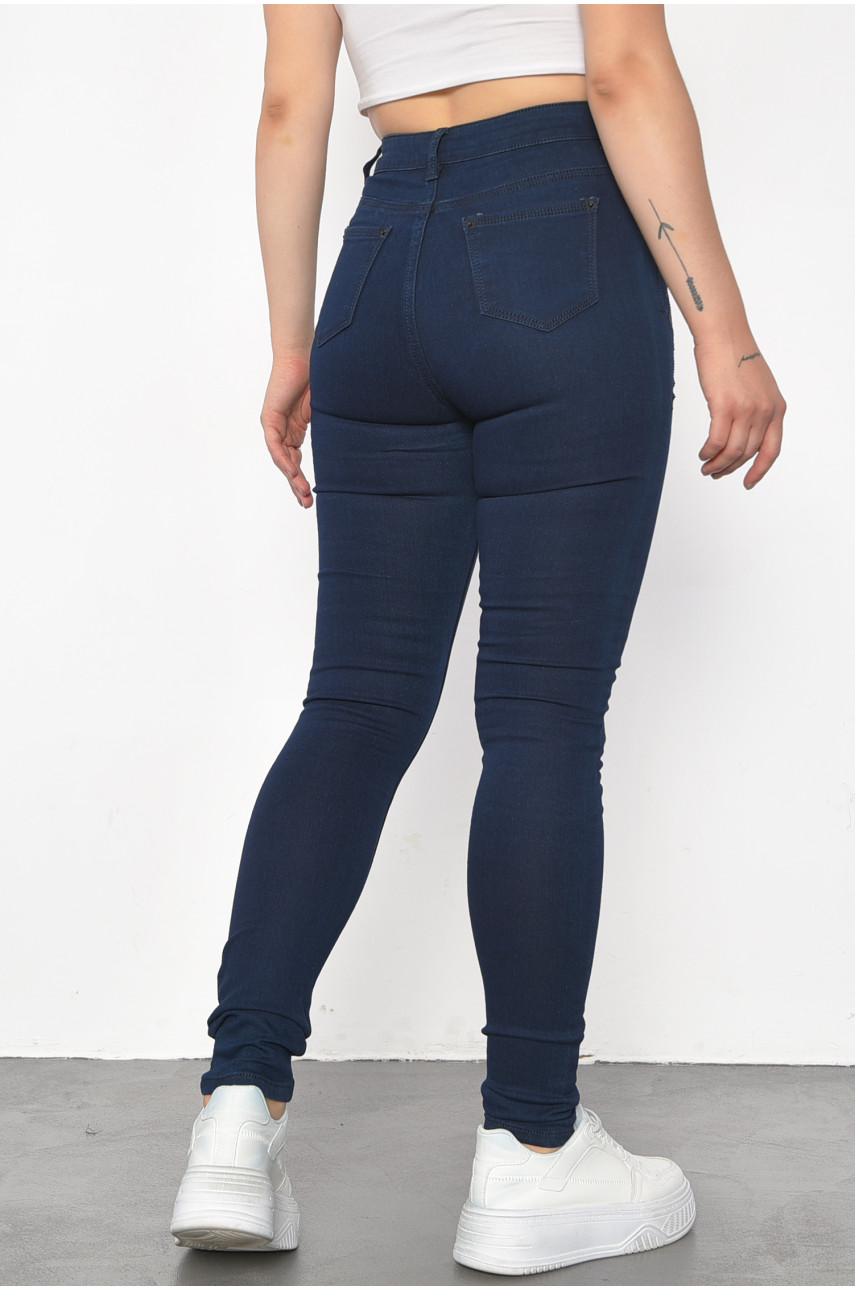 Джинси жіночі темно-синього кольору 5048в 186109