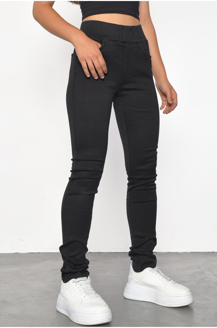 Штани жіночі чорного кольору 8780 186146 Штани жіночі чорного кольору 8780 186146