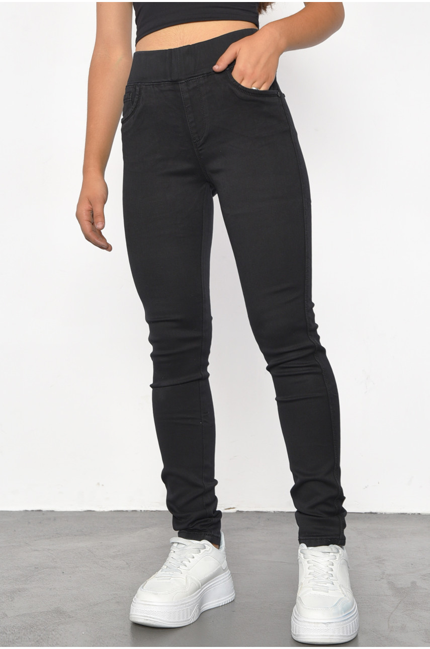 Штани жіночі чорного кольору 8780 186146 Штани жіночі чорного кольору 8780 186146