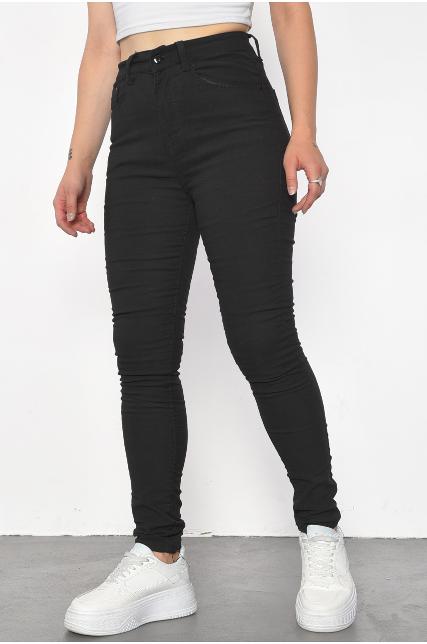 Штани жіночі чорного кольору е05 186147 Штани жіночі чорного кольору е05 186147