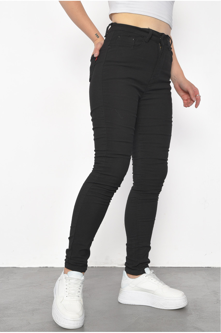 Штани жіночі чорного кольору е05 186147 Штани жіночі чорного кольору е05 186147