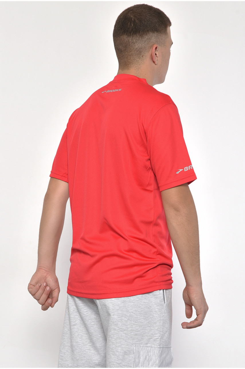 Футболка чоловіча рожевого кольору 186157