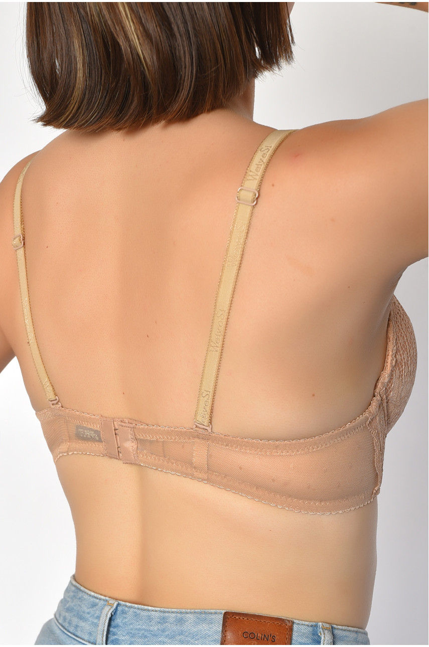 Бюстгальтер жіночий бежевого кольору чашка С 952 186203
