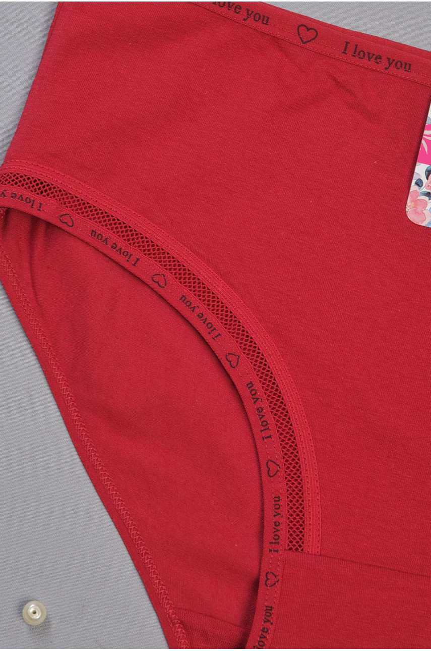 Трусы женские батальные бордовог цвета 3978 186229 Трусы женские батальные бордовог цвета 3978 186229