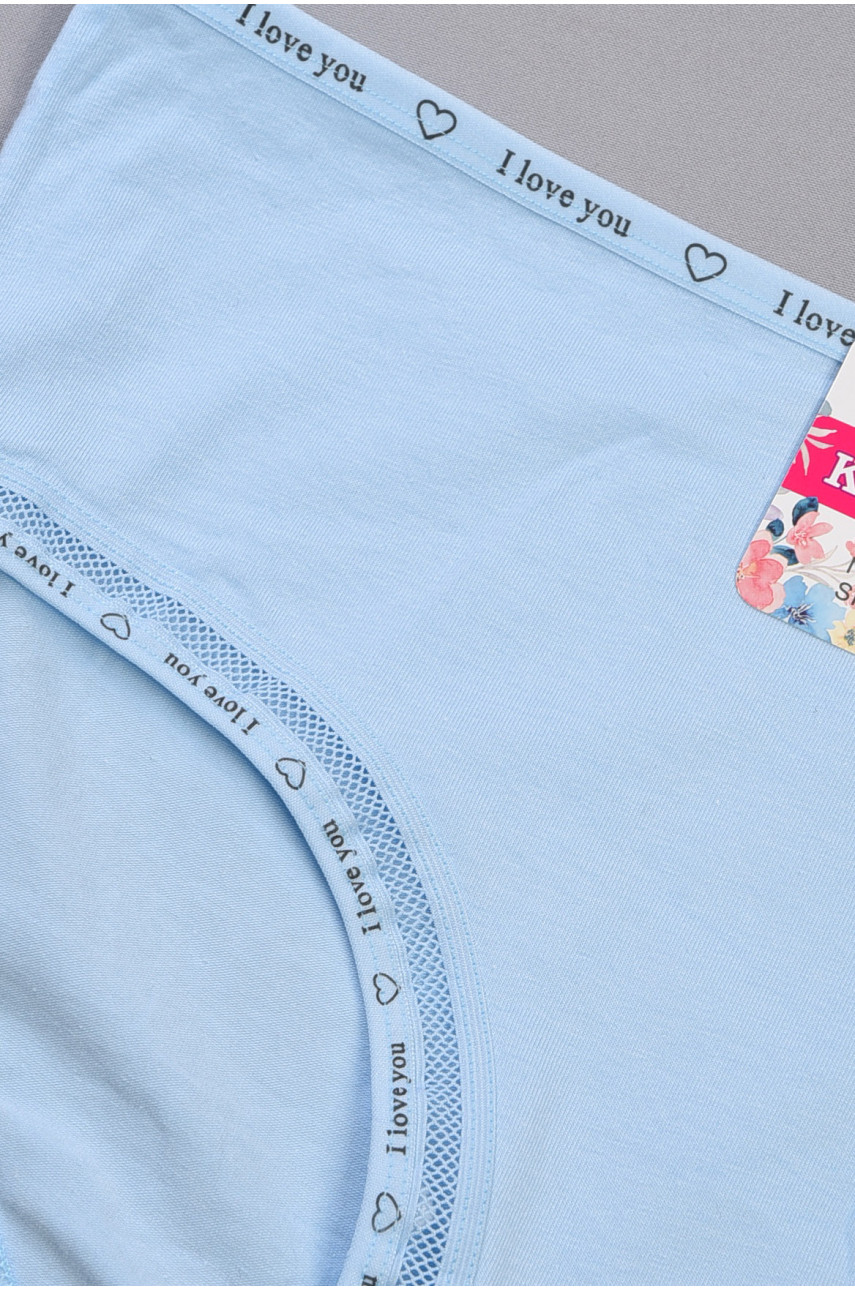 Труси жіночі батальні світло-блакитного кольору 3978 186234 Труси жіночі батальні світло-блакитного кольору 3978 186234