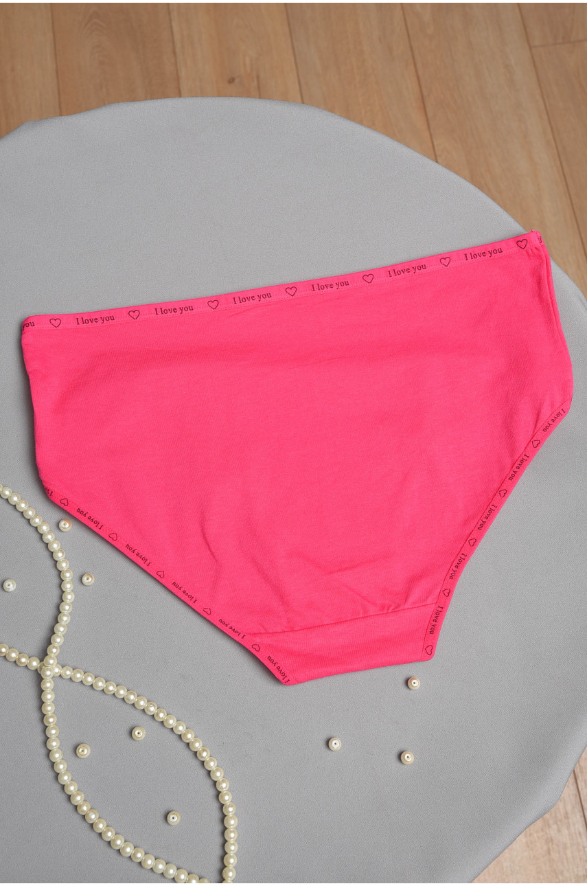 Трусы женские батальные малинового цвета 3978 186236 Трусы женские батальные малинового цвета 3978 186236