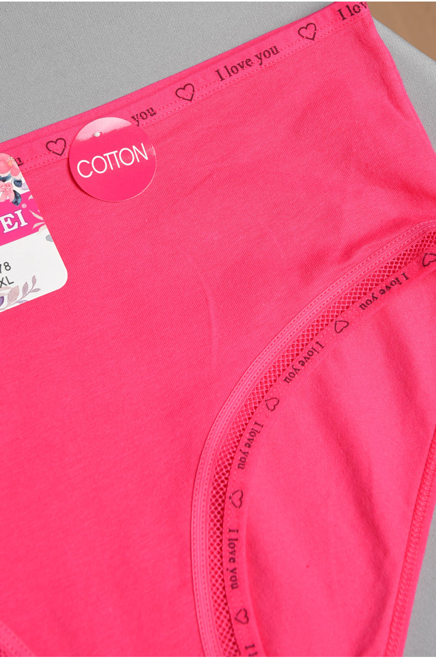 Трусы женские батальные малинового цвета 3978 186236 Трусы женские батальные малинового цвета 3978 186236