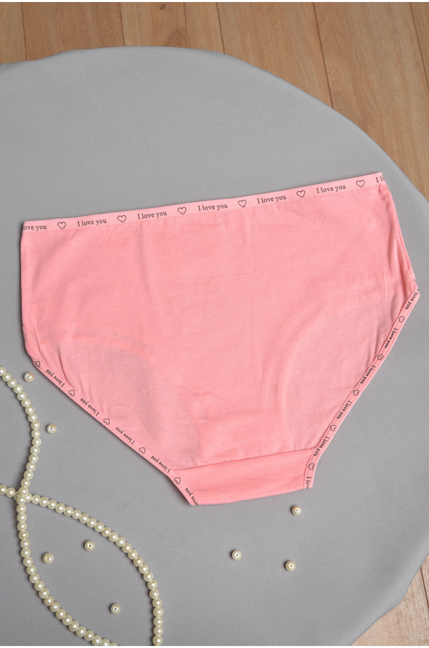 Трусы женские батальные розового цвета 3978 186241 Трусы женские батальные розового цвета 3978 186241