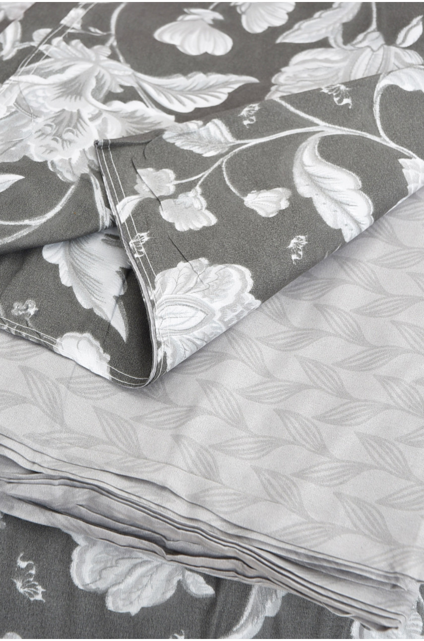 Комплект постельного белья с одеялом темно-серого цвета евро 07185 186326