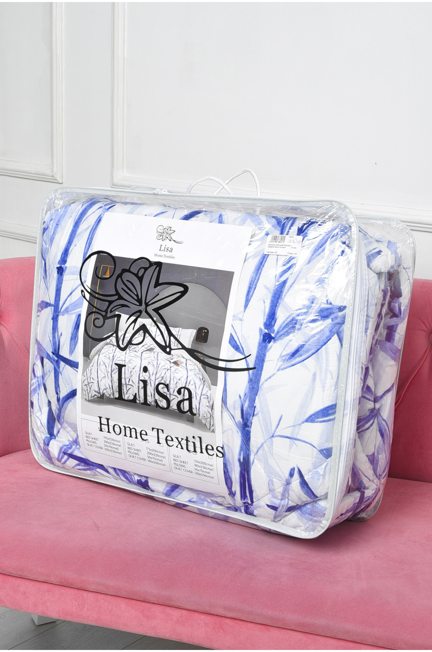 Комплект постельного белья с одеялом белого цвета евро 07185 186384