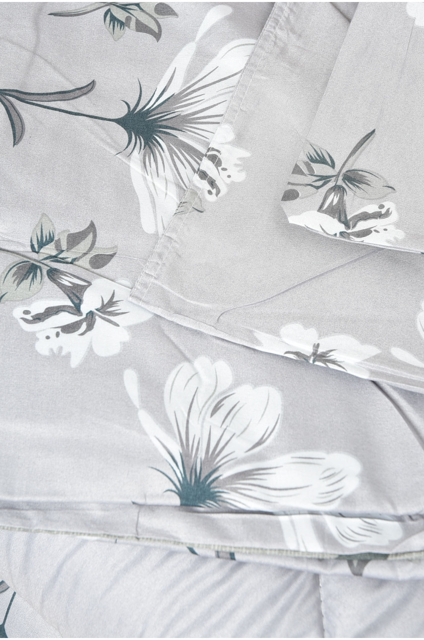 Комплект постельного белья с одеялом серого цвета евро 07185 186390