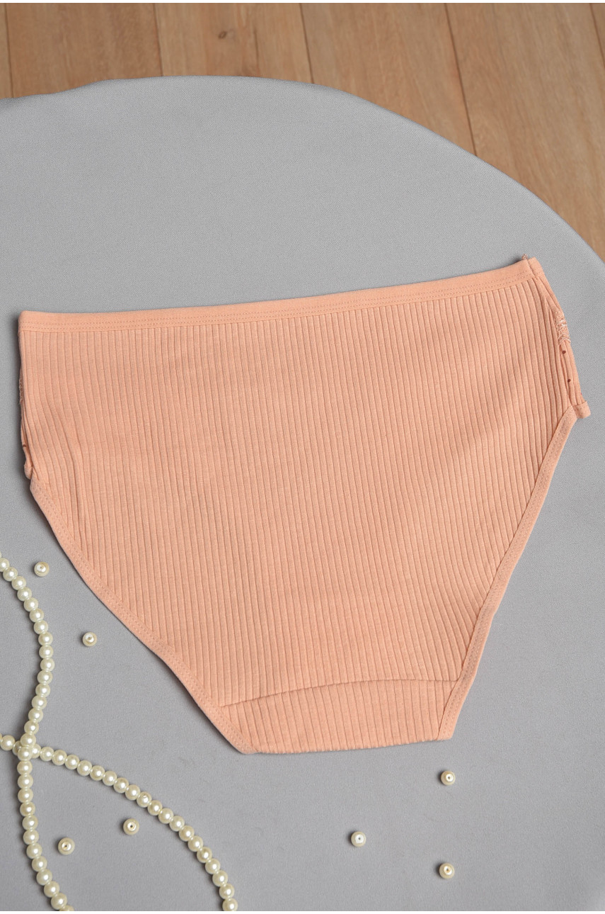 Трусы женские полубатальные темно-бежевого цвета 3951 186467