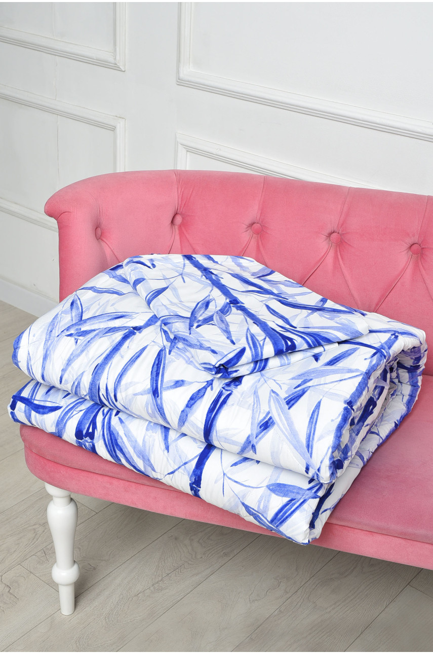 Комплект постельного белья с одеялом голубого цвета полуторный 07187 186526