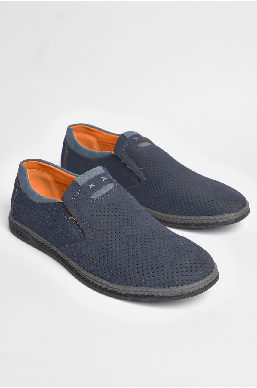 Туфлі чоловічі темно-синього кольору 627-2 186593