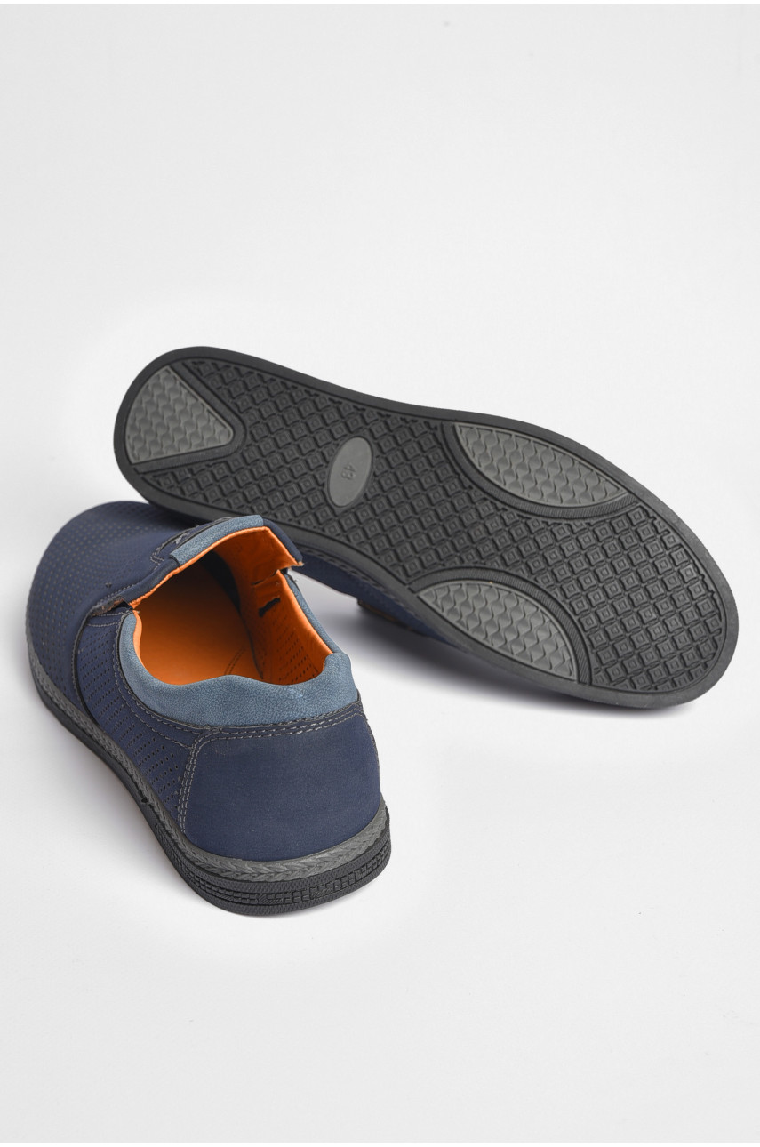 Туфлі чоловічі темно-синього кольору 627-2 186593