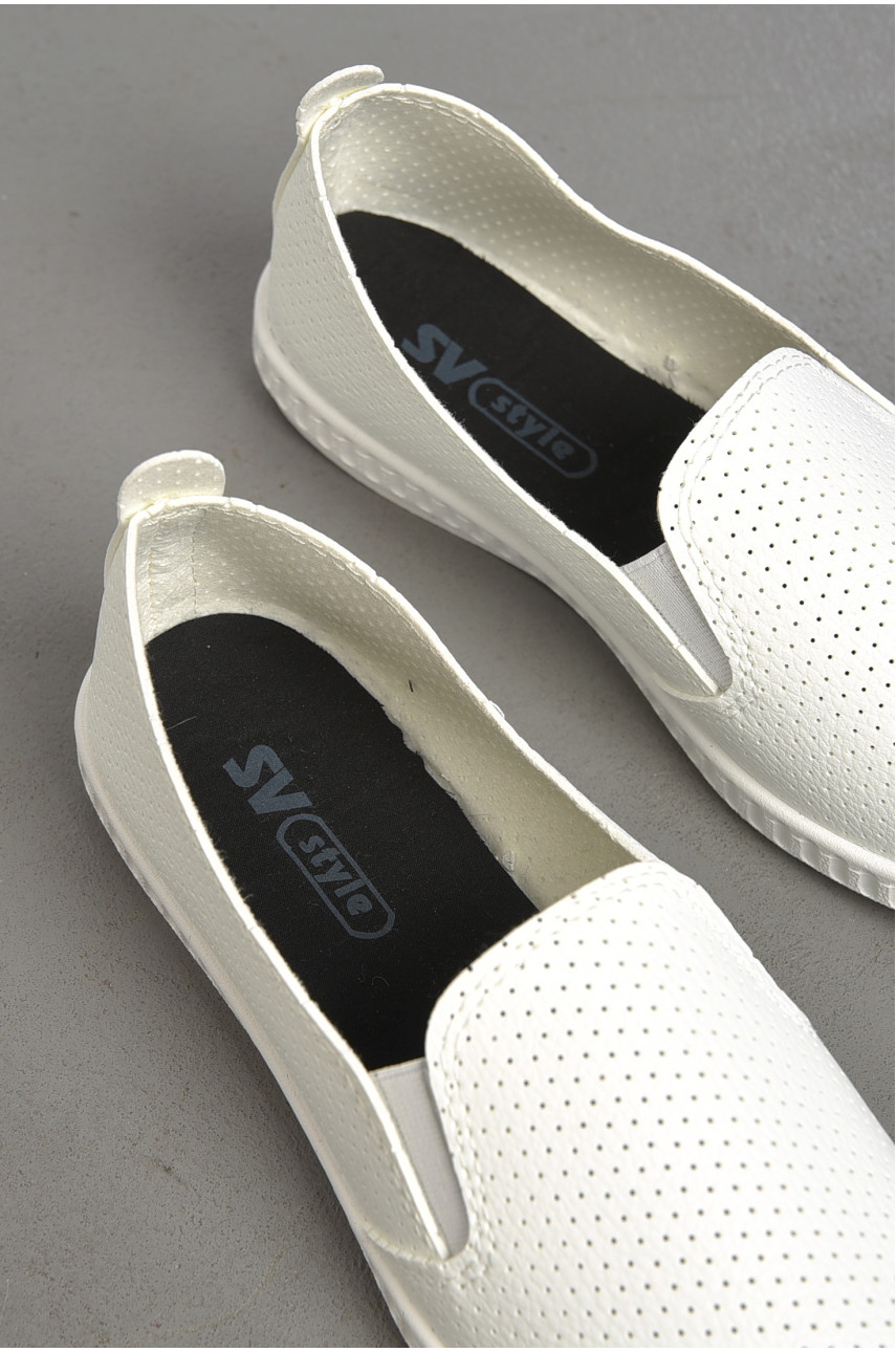 Мокасини жіночі білого кольору 1023 186732