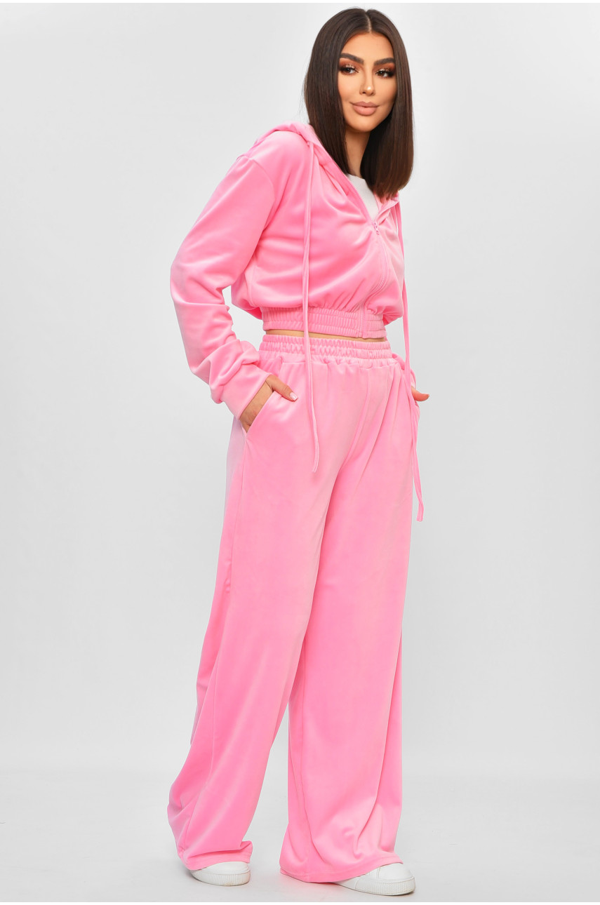 Спортивний костюм жіночий рожевого кольору 1053 186866