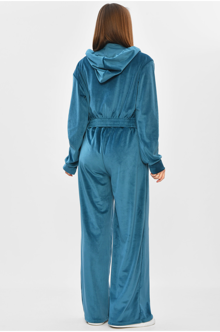 Спортивний костюм жіночий темно-зеленого кольору 1053 186869