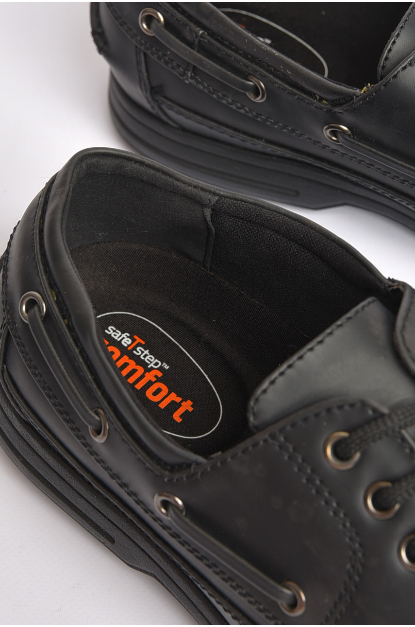 Туфлі чоловічі чорного кольору на шнурівці а888 186912