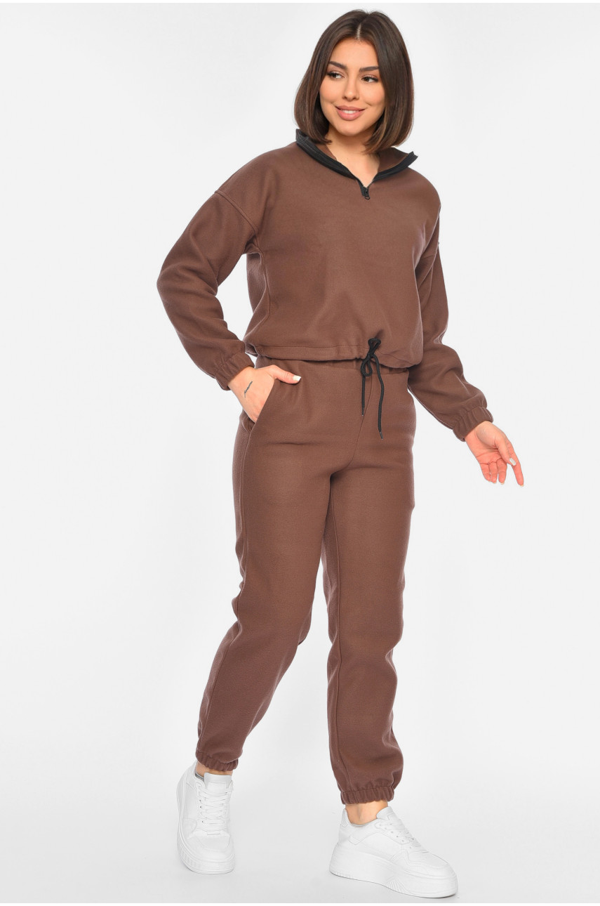 Спортивний костюм жіночий кольору моко 751 187055