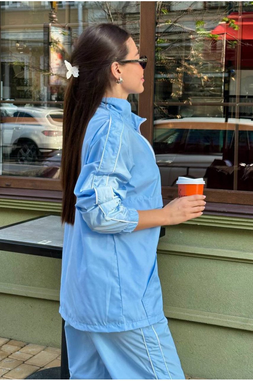 Спортивный костюм женский голубого цвета 4008 187212 Спортивный костюм женский голубого цвета 4008 187212