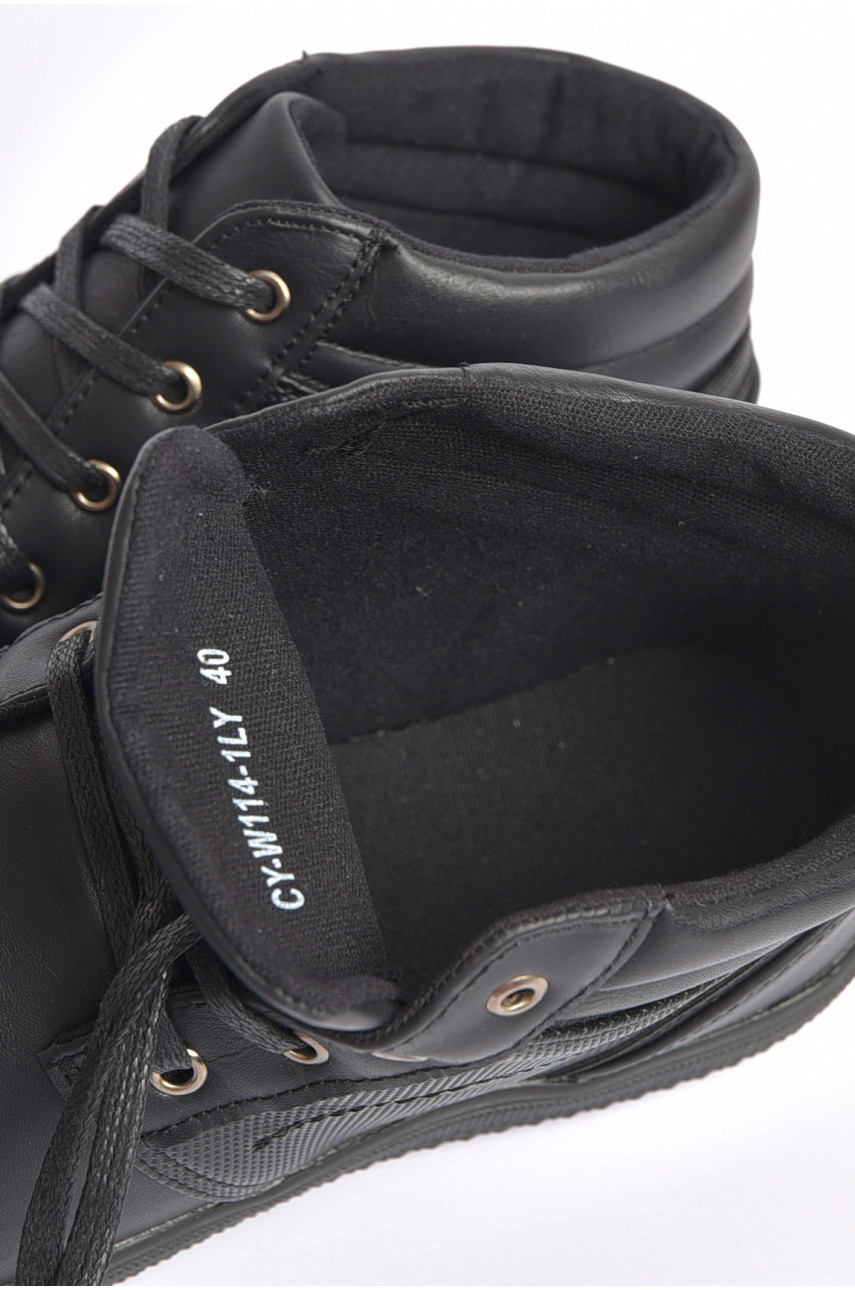 Черевики чоловічі демісезонні чорного кольору 114-1 187238