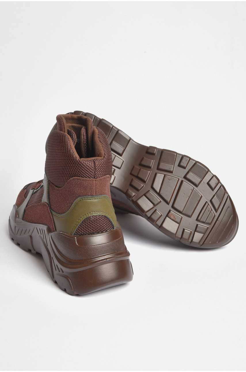 Черевики чоловічі демісезонні коричневого кольору 2249 187244 Черевики чоловічі демісезонні коричневого кольору 2249 187244