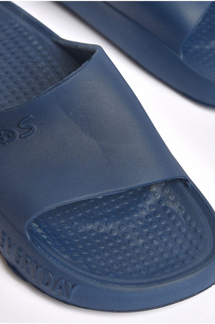 Шльопанці чоловічі піна синього кольору П-34 187275