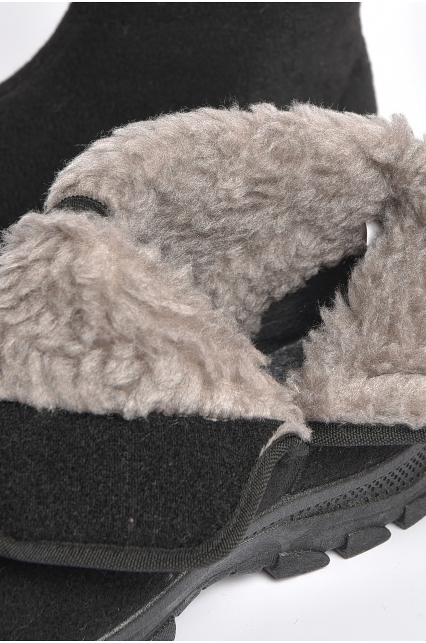 Бурки мужские на меху черного цвета МА-1103А 187278