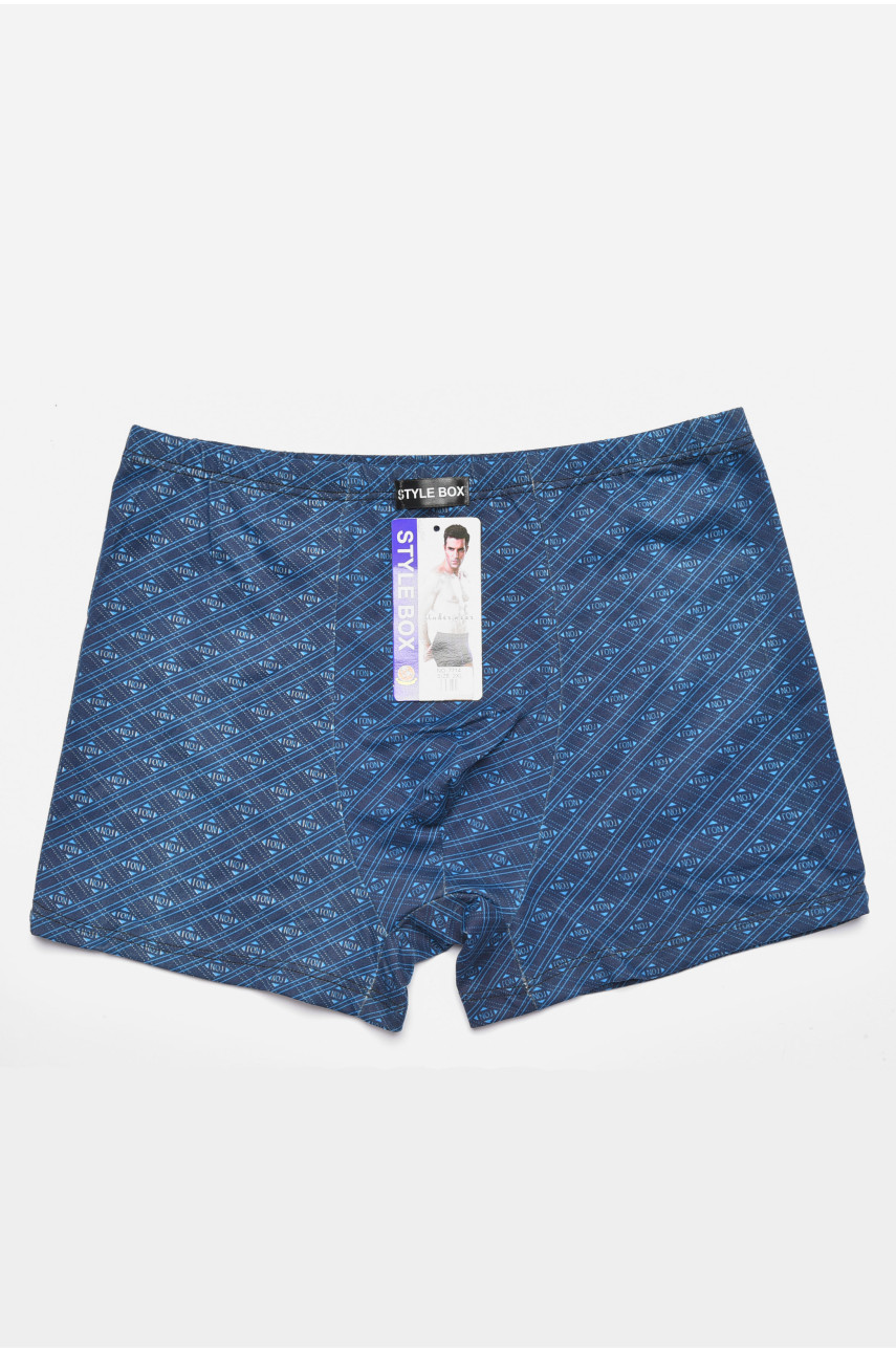 Боксеры мужские полубатальные темно-синего цвета 7714 187284