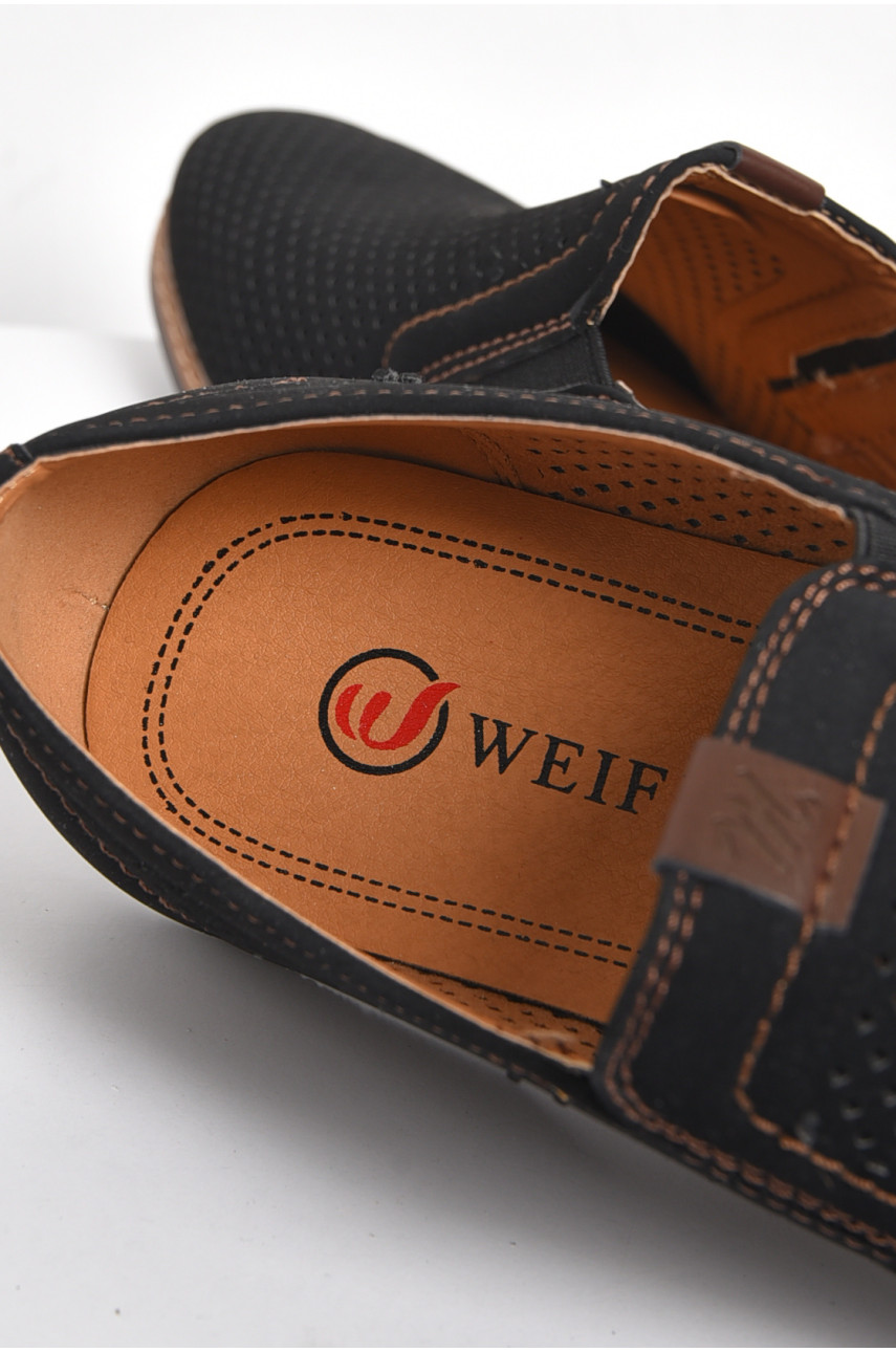 Туфлі чоловічі чорного кольору 613-1 187292