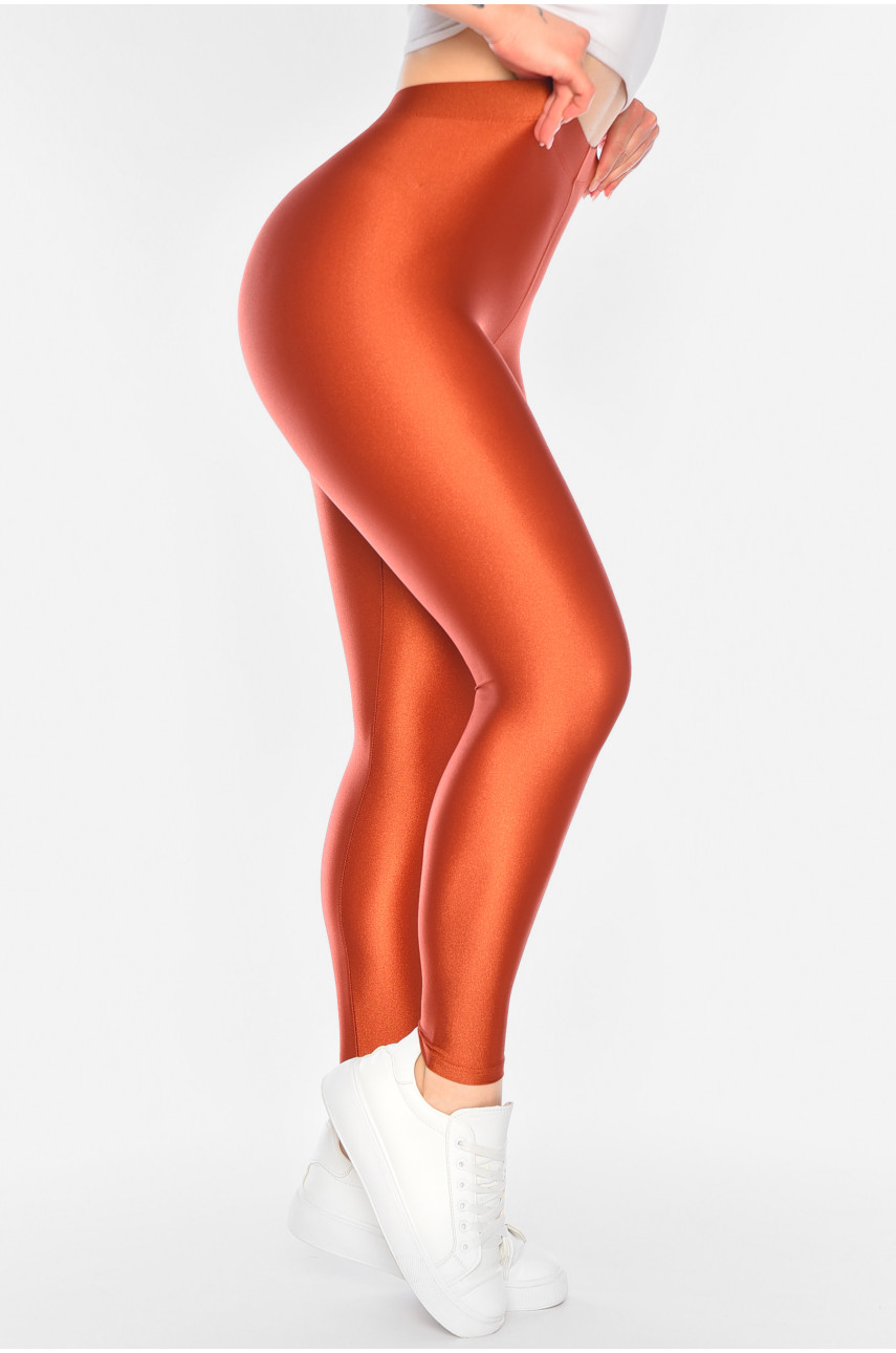 Лосини жіночі теракотвого кольору 187308 Лосини жіночі теракотвого кольору 187308