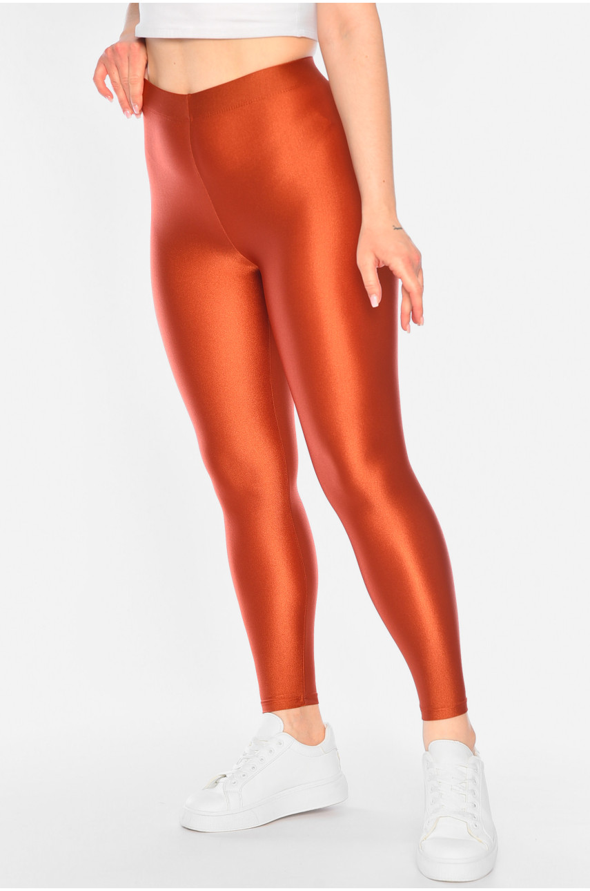 Лосини жіночі теракотвого кольору 187308 Лосини жіночі теракотвого кольору 187308