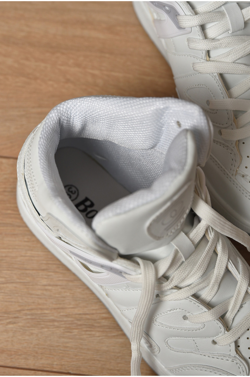 Кросівки жіночі білого кольору на шнурівці 8939-5 187326 Кросівки жіночі білого кольору на шнурівці 8939-5 187326