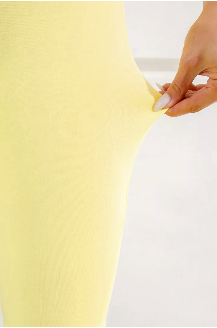 Шорти женские желтого цвета 187328